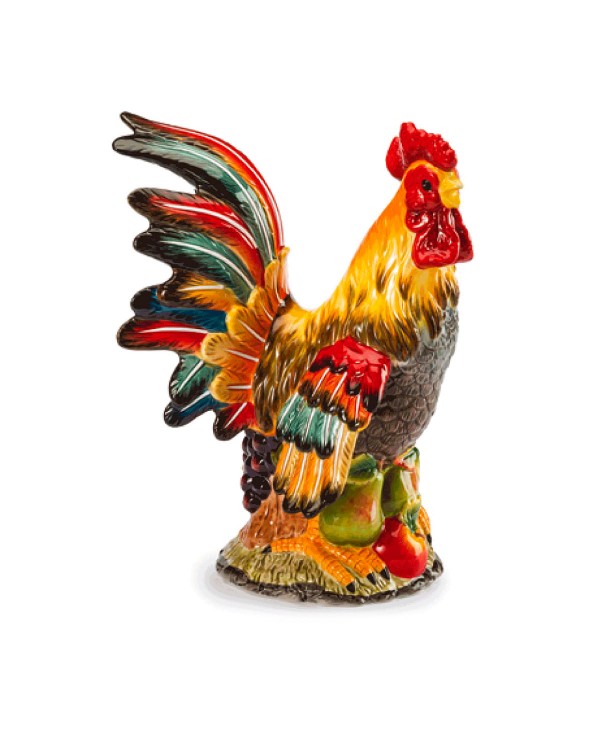 Керамическая декоративная скульптура Петух Le Coq, 290 мм