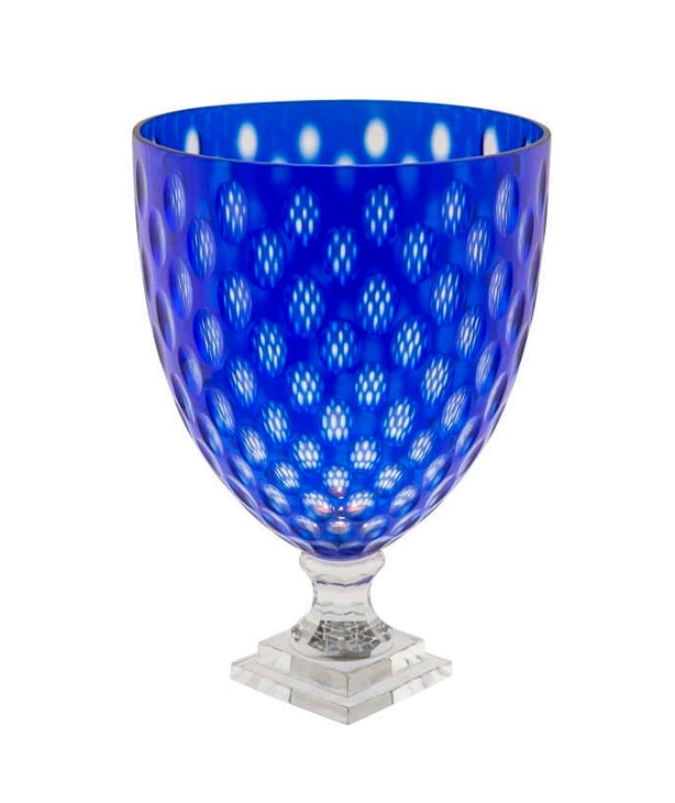 Ваза Hurricane Venice Blue, большая
