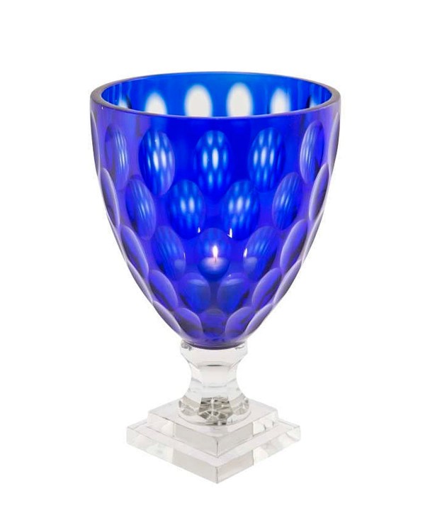 Ваза Hurricane Venice Blue, маленькая