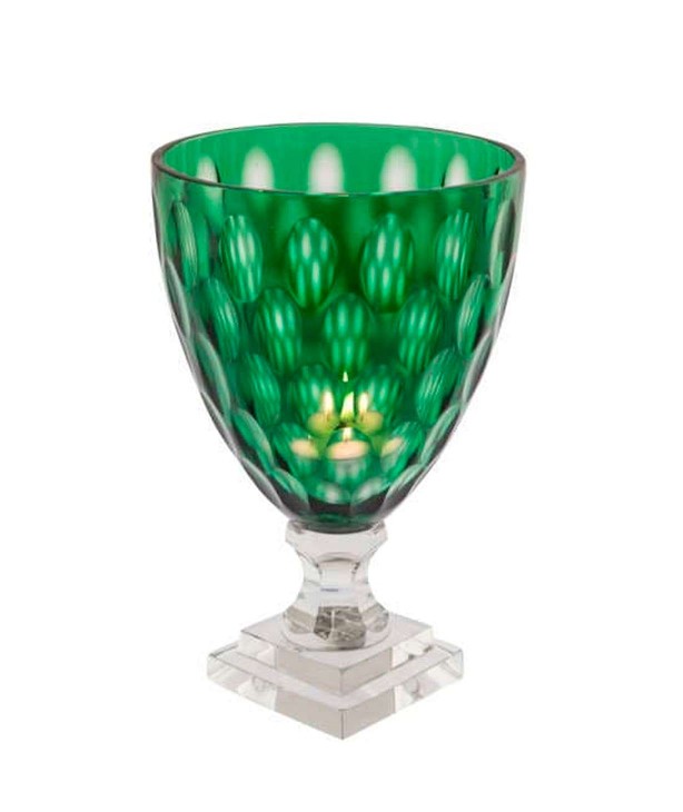 Ваза Hurricane Venice Green, маленькая
