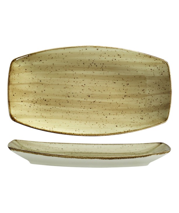 Блюдо прямоугольное без борта 330*190 мм Corendon Beige