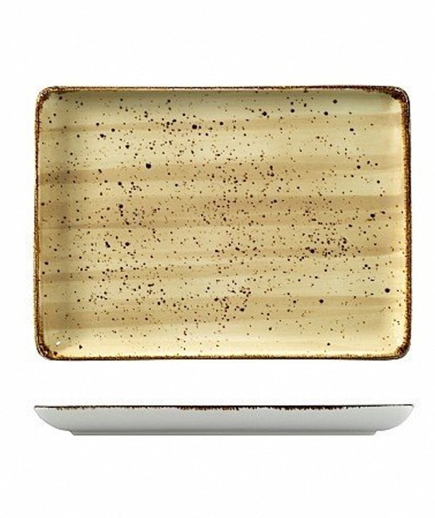 Блюдо прямоугольное без борта 270*200 мм Corendon Beige