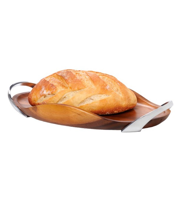 Поднос деревянный Bella Judaica с акцентными ручками, дизайн Cteve Cozzolino